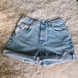 ✨High waist denim CK mom short✨